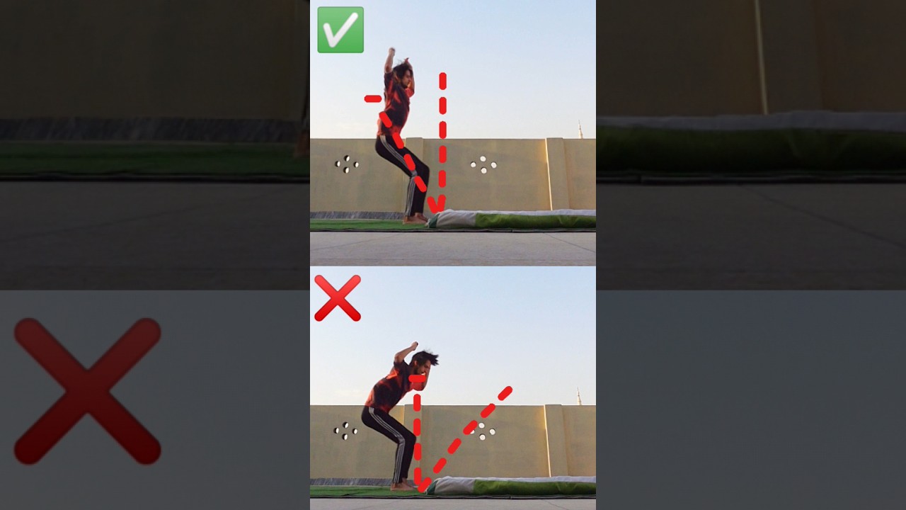 Front flip tutorial/Tips 🤸 Learn at home 💪🔥. #short