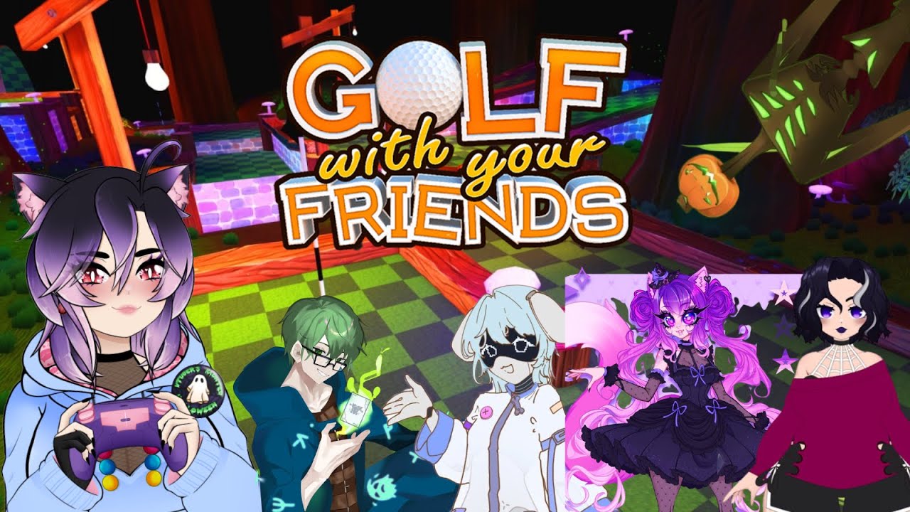🌙⛳ Cozy Chaos on the Course | Golf With Friends + Vtubers