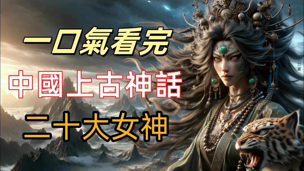 一口氣看完中國上古神話二十大女神，中國最強女神榜，竟然主宰了中國神話的大半天|她們才是中國真正的神話女主角！最全華夏女神榜震撼登場，誰才是三界天花板？答案顛覆想像！