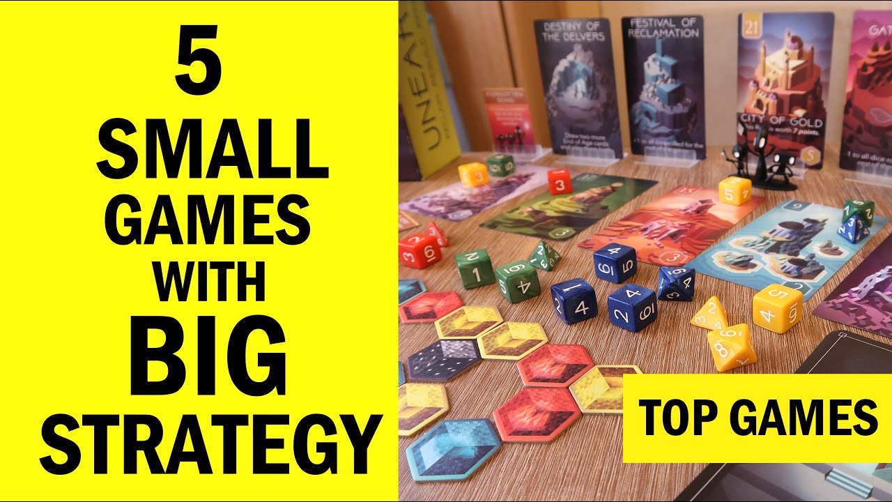 Top SMALL Board Games with BIG STRATEGY