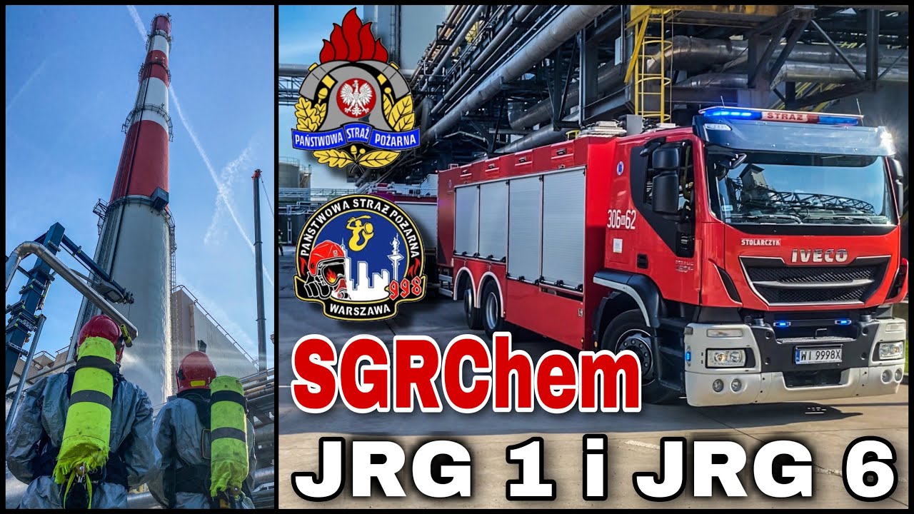 EC Żerań - ROZSZCZELNIENIE ZBIORNIKA z WODĄ AMONIAKALNĄ - wspólne ćwiczenia JRG 1 i JRG 6