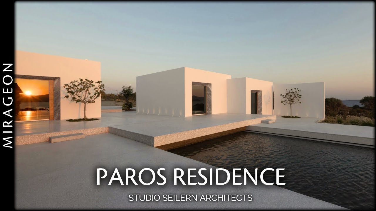 White Villa Aligns to Follow the Sun | Paros Residence