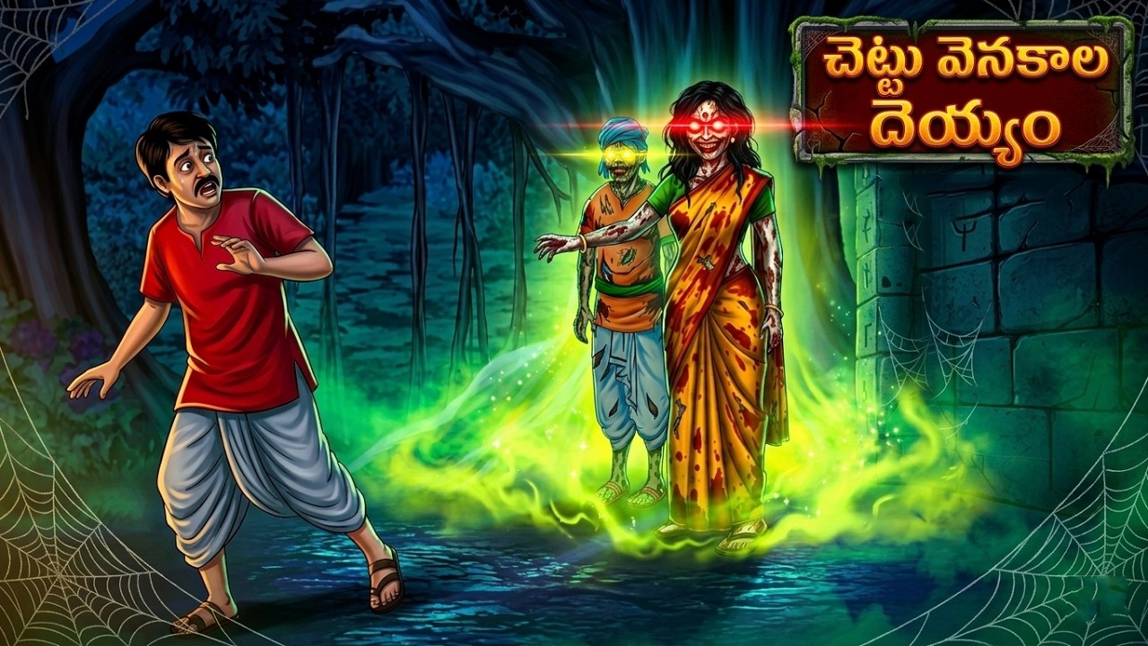 చెట్టు వెనకాల దెయ్యం పూర్తి కథ|The Ghost Behind the Tree |Real Horror Story inTelugu|‪@FairyStories‬