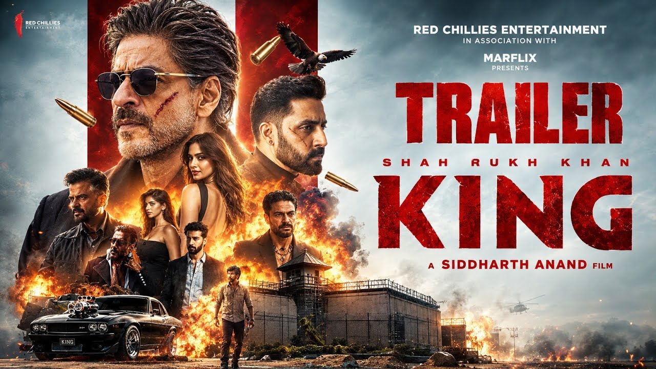KING: Trailer | Shahrukh Khan | Abhishek Bachchan | Deepika Padukone | Suhana Khan | King Movie Srk