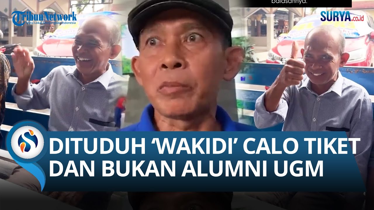 Dituduh Calo Tiket & Nama 'Wakidi', Mulyono Cuma Ngakak & Acungkan Jempol: Saya Teman Kuliah Jokowi!