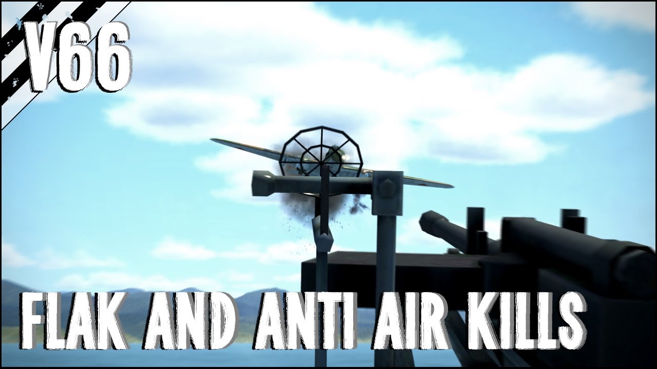 Flak, Anti-Air Kills, Crashes, and More! | IL-2 Sturmovik Flight Simulator Crashes
