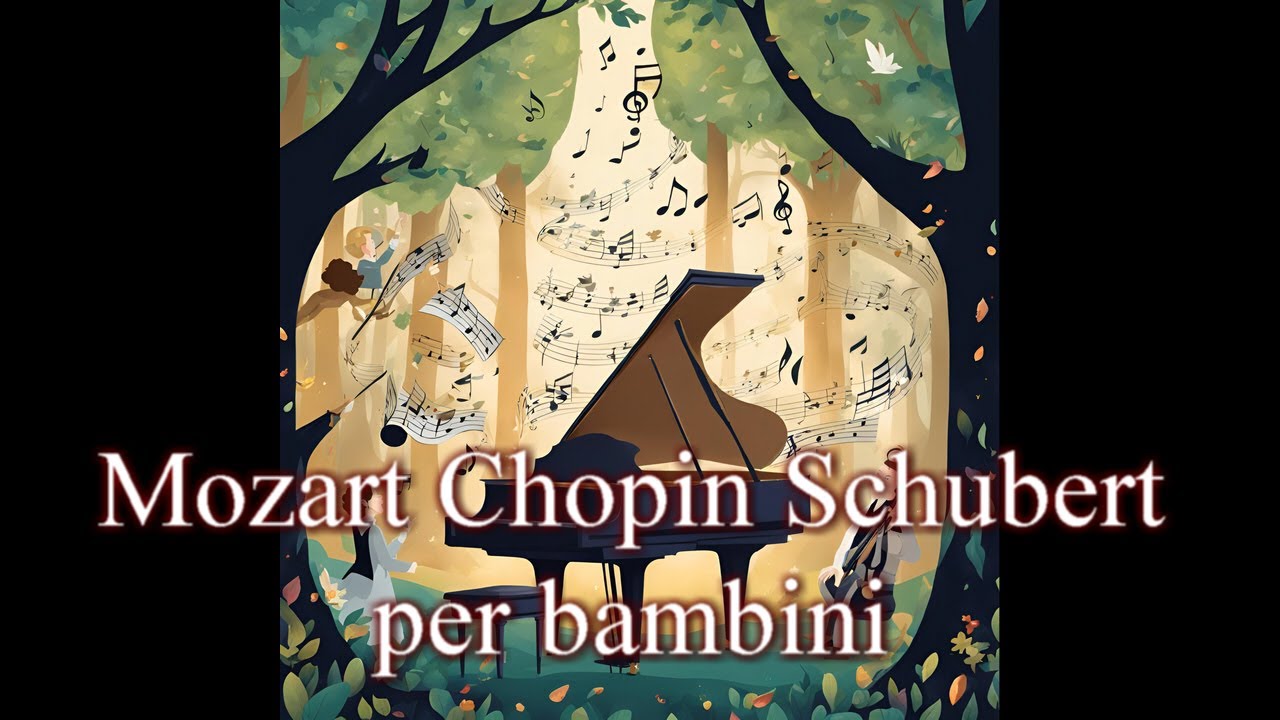 Mozart - Schubert - Chopin per bambini musica rilassante