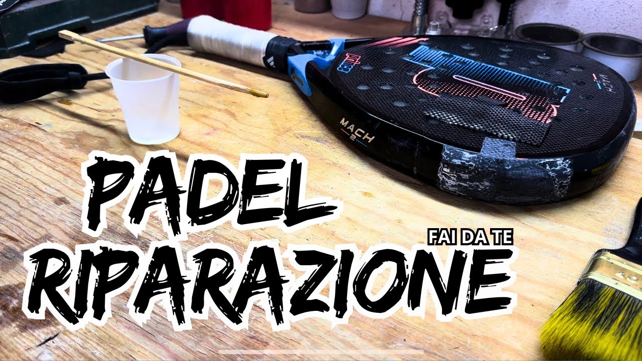 Come RIPARARE una Racchetta da PADEL Rotta: Tutorial Carbonio e Resina (Torna Nuova!)