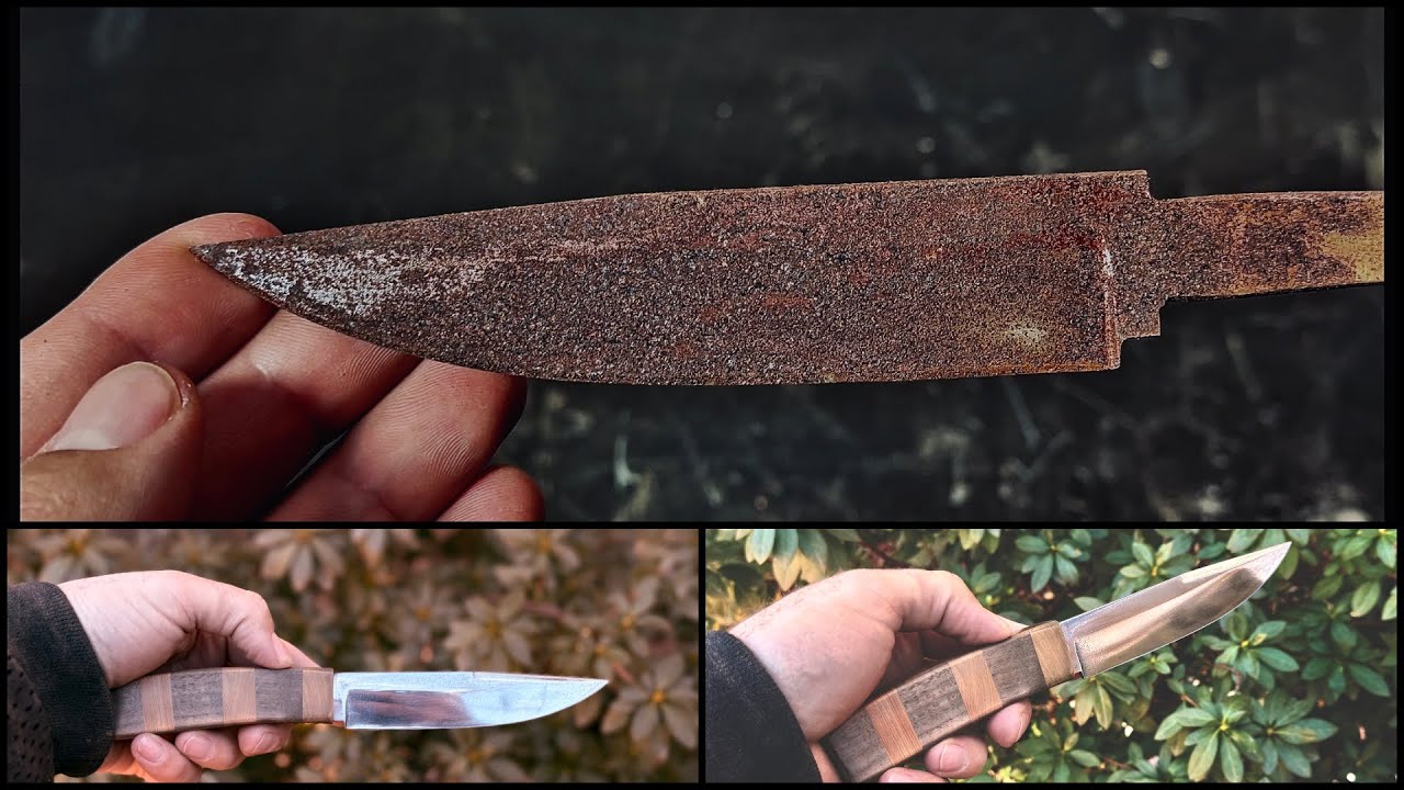 Bringing a Lightly Rusted Knife Back to Life | Restoration