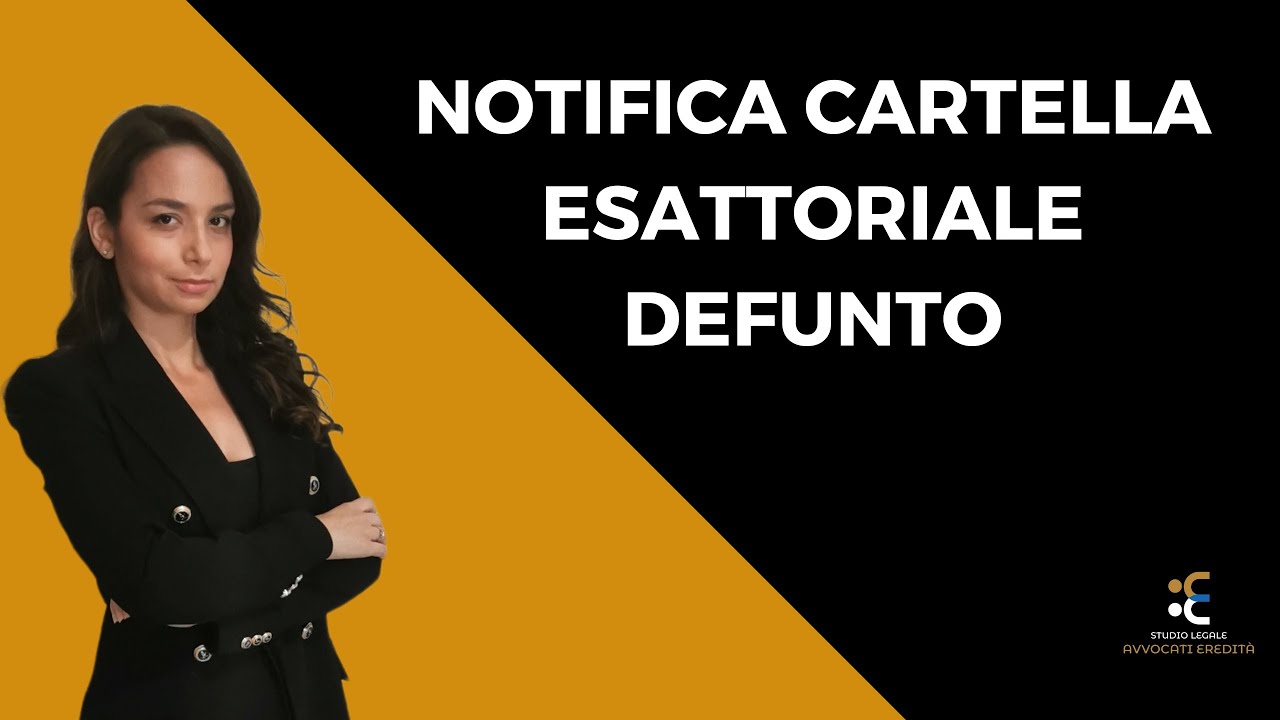 Notifica cartella esattoriale defunto: quando non pagarla