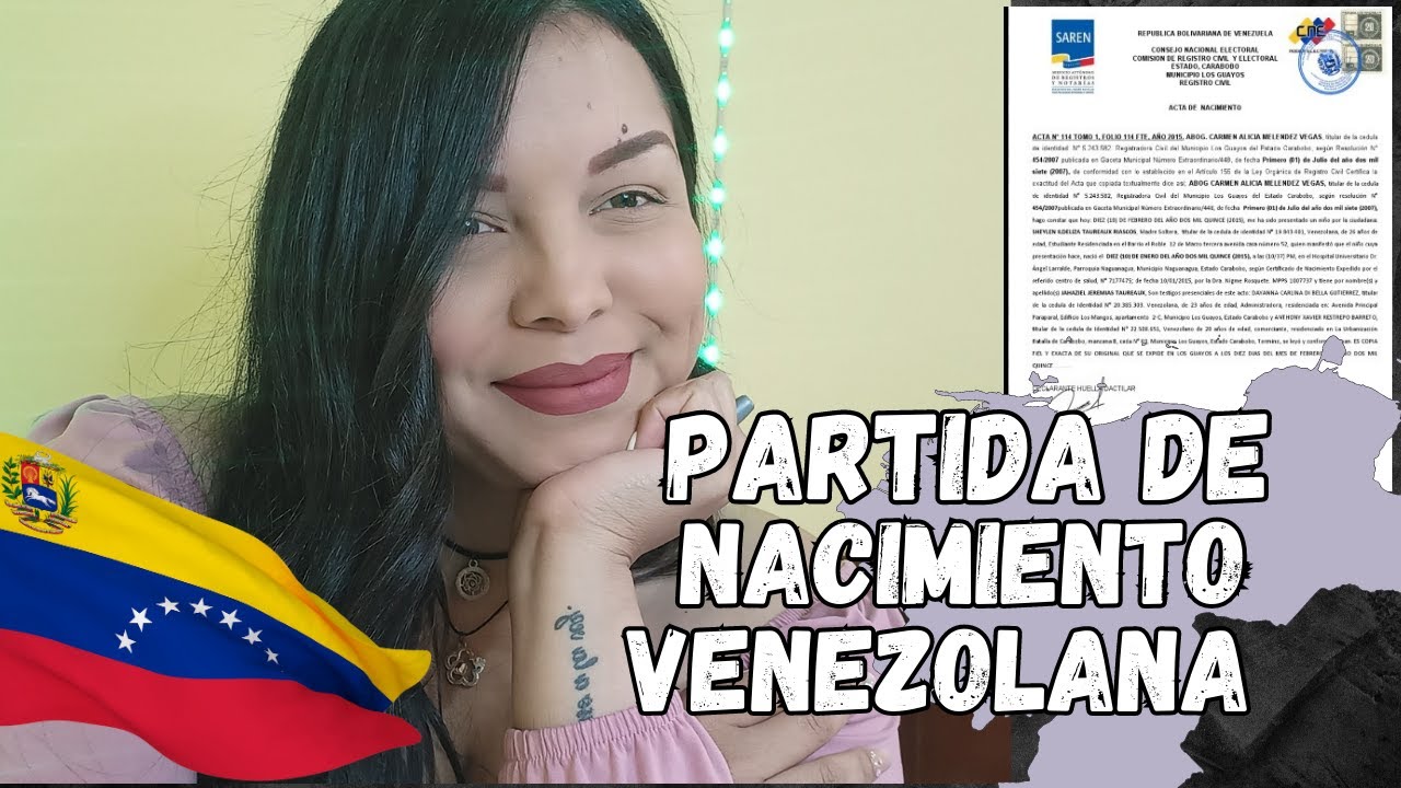 C&oacute;mo solicitar PARTIDA DE NACIMIENTO VENEZOLANA y LEGALIZARLA desde el EXTRANJERO? 🇻🇪🚫