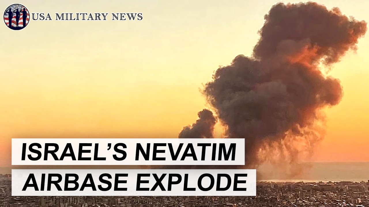 Israel News : Iranian Ballistic Missile Exploding Israel&rsquo;s Nevatim Air Base