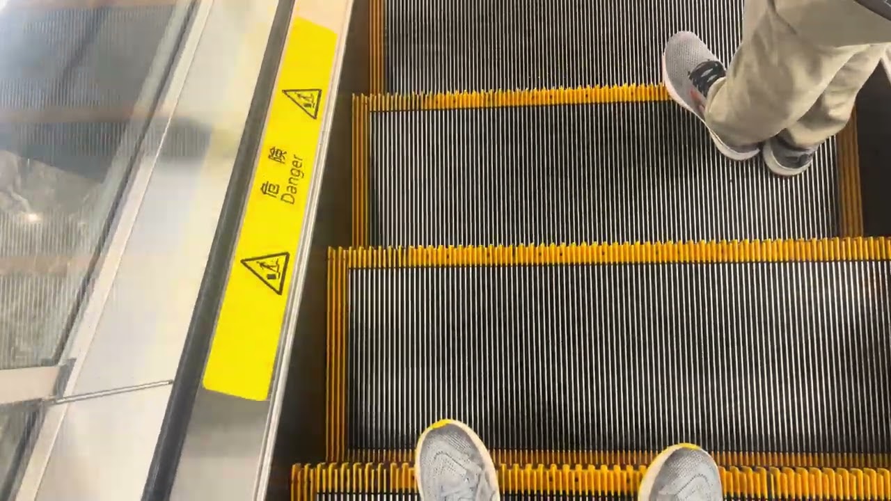 Escalator at Haneda Airport in Tokyo, JP