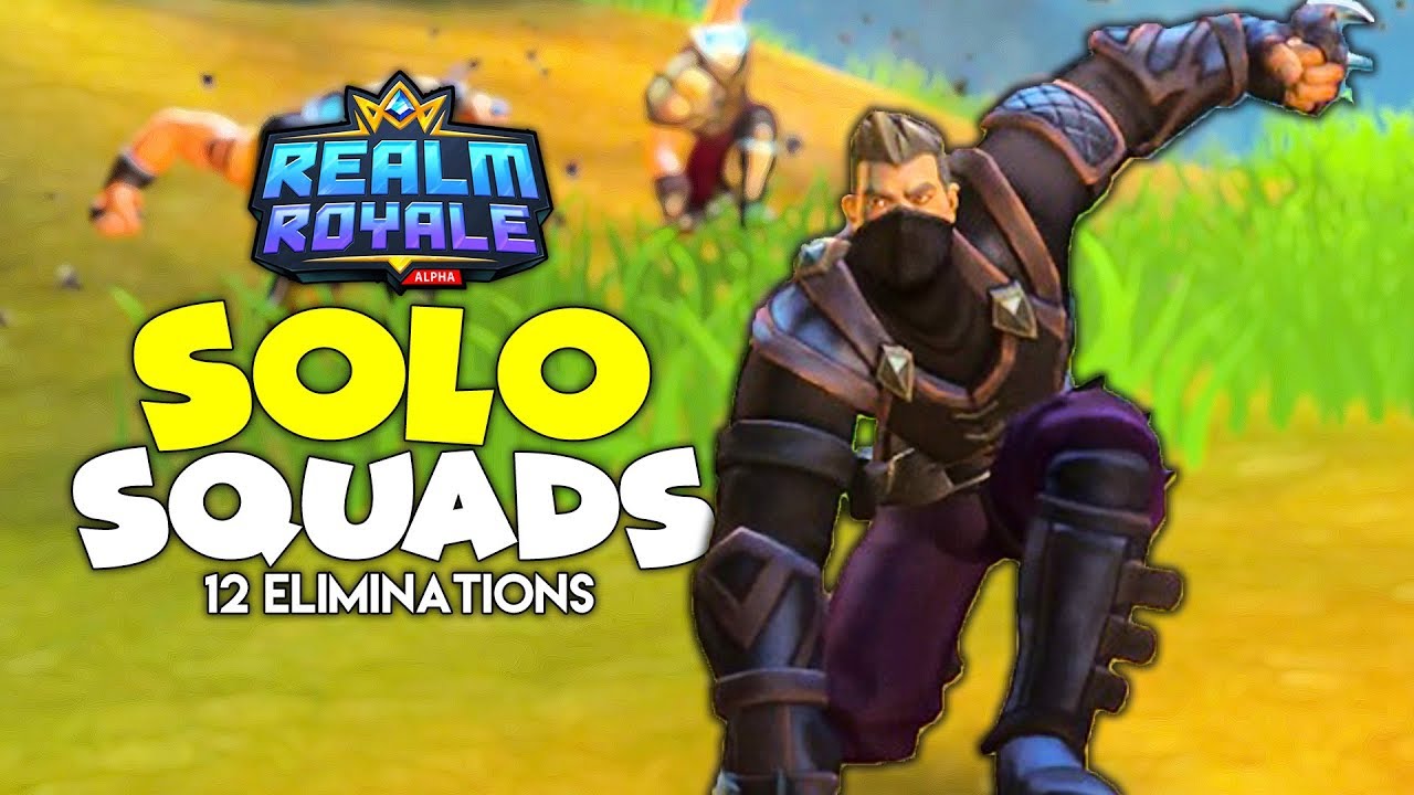 SOLO vs SQUAD - 1v4 Hardest Win Possible! - Realm Royale Gameplay : Part 5
