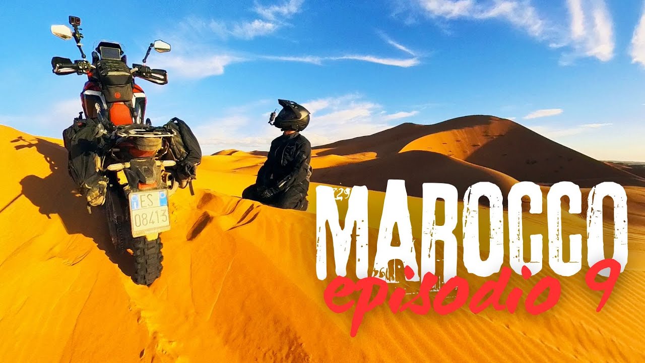 🇲🇦 Sulla Grande Duna di Merzouga col CRF1100 🏜️  Marocco in solitaria per i 20 anni di #partireper