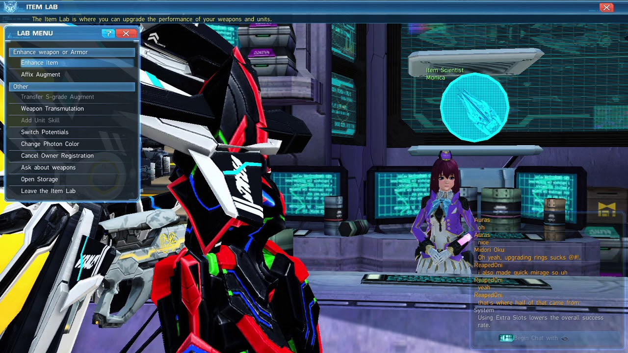 Beginner augmenting tips from a JP VET how to affix PSO2 NA Beta Xbox