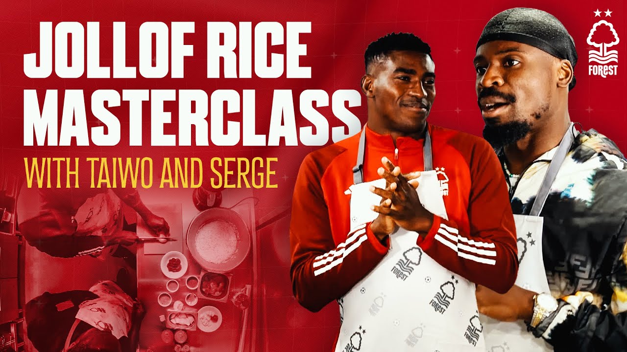 AWONIYI & AURIER JOLLOF RICE MASTERCLASS | BLACK HISTORY MONTH | PREMIER LEAGUE