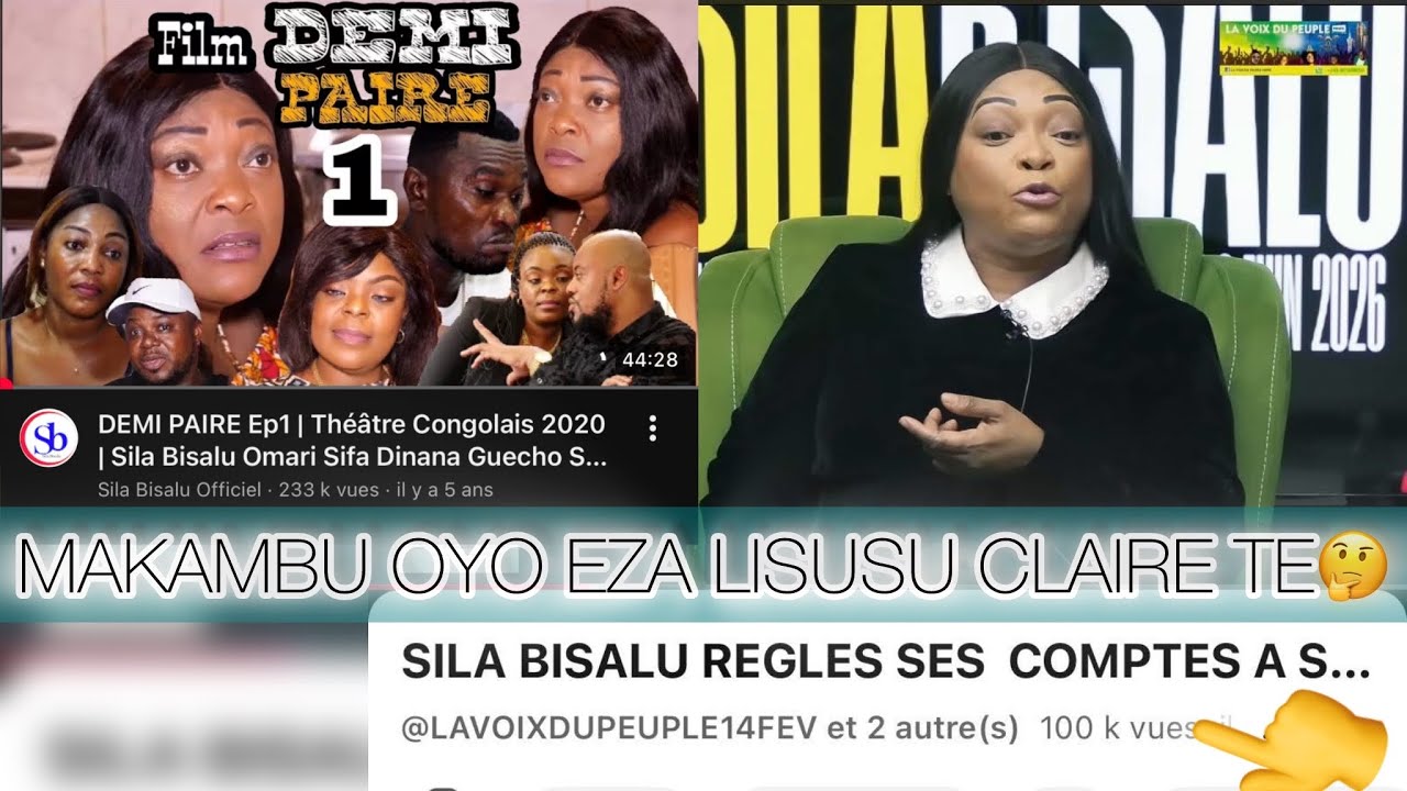 🚨ÉMISSION YA SILA EZALAKI MABE,BONGO BO KOMISI YANGO TI 100K NDENGE NINI? DEMI PAIRE EZONGI YOUTUBE😳