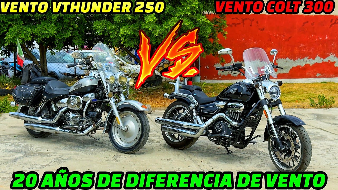 VENTO VTHUNDER 250 VS VENTO COLT 300 NO CONOCÍAS LA BICILINDRICA DE LA MARCA!😱 SONIDO,CALIDAD Y MÁS🔥