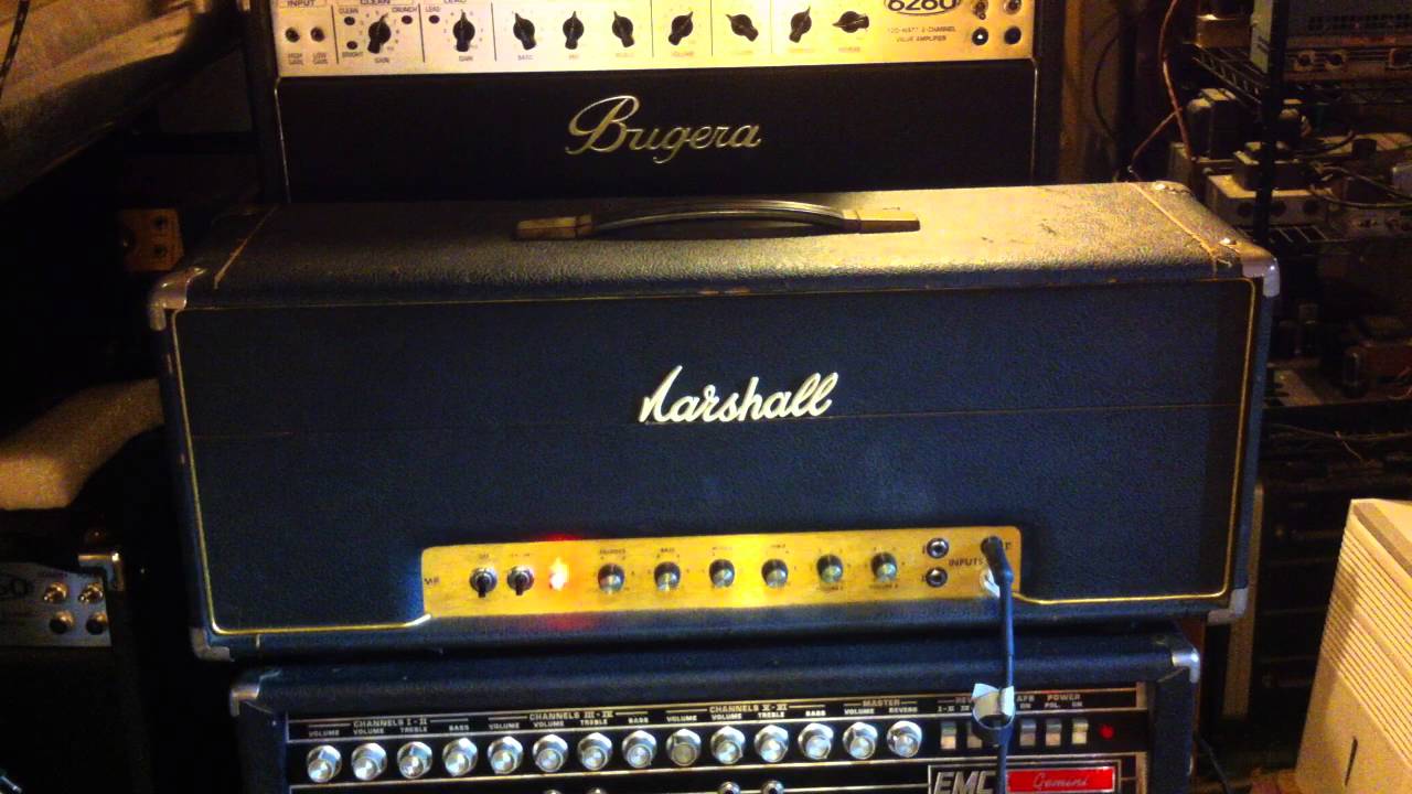 1974 Marshall JMP MK2 6550 vintage 50w Tube Head Amplifier Serviced & Ready