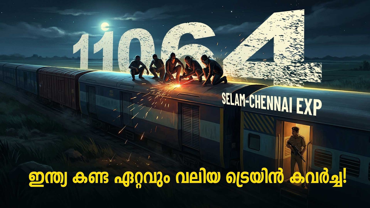 ഇന്ത്യയെ ഞെട്ടിച്ച ആ തീവണ്ടി കൊള്ള | Animated Story of The Great Indian Train Robbery