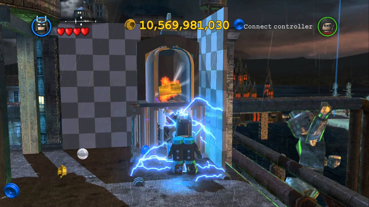 LEGO Batman 2 DC Super Heroes - All Gold Bricks in Gotham City Central - Coventry Area