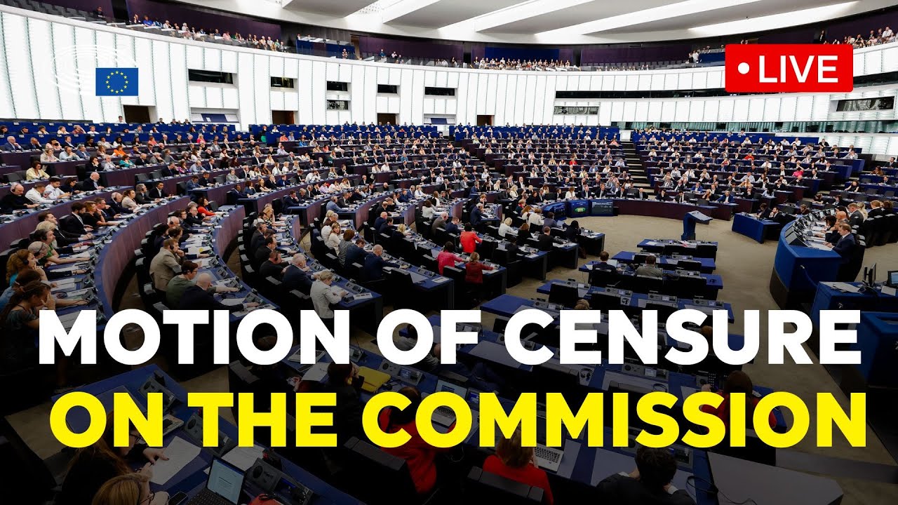 MEPs debate the vote on a motion of censure against the European Commission