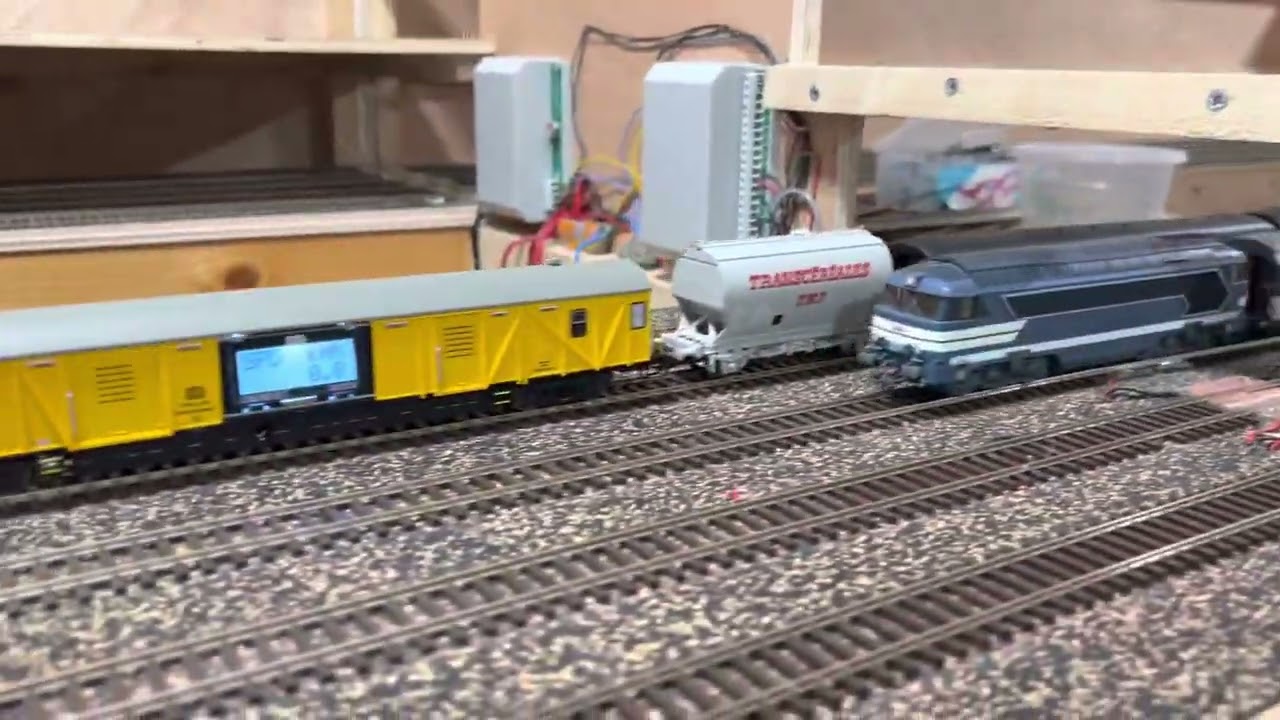 Réseau Ho - Boucle hélicoïdale - Piloté par Train Controller