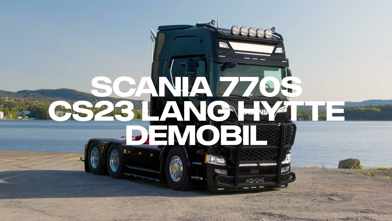 Scania 770S CS23 Demobil med 27 cm lengre hytte
