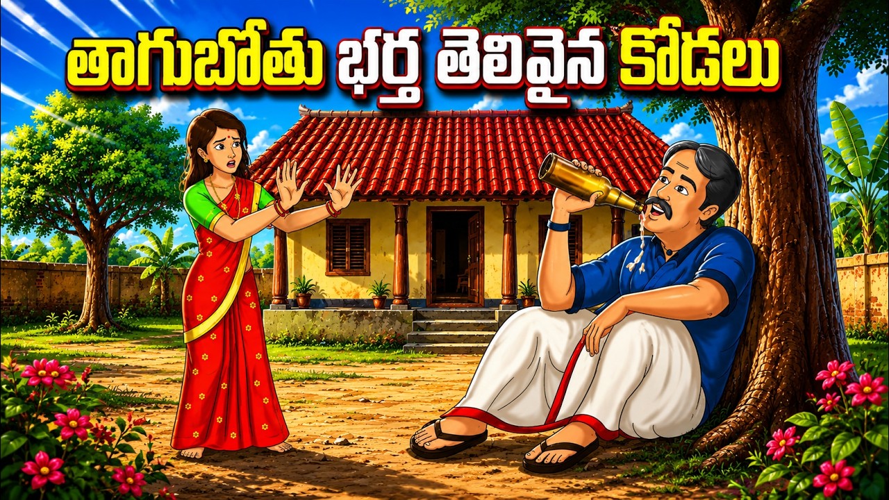 తాగుబోతు భర్త తెలివైన కోడలు - Tagubothu Bartha vs Kodalu - Atta Kodalu Telugu Kathalu-Atha vs Kodalu