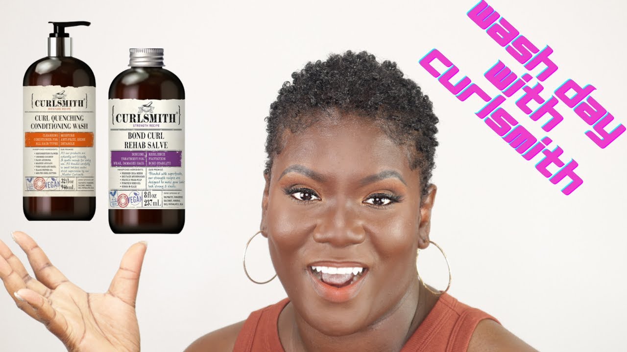 Wash day with CCCA or scarring alopecia with Curlsmith