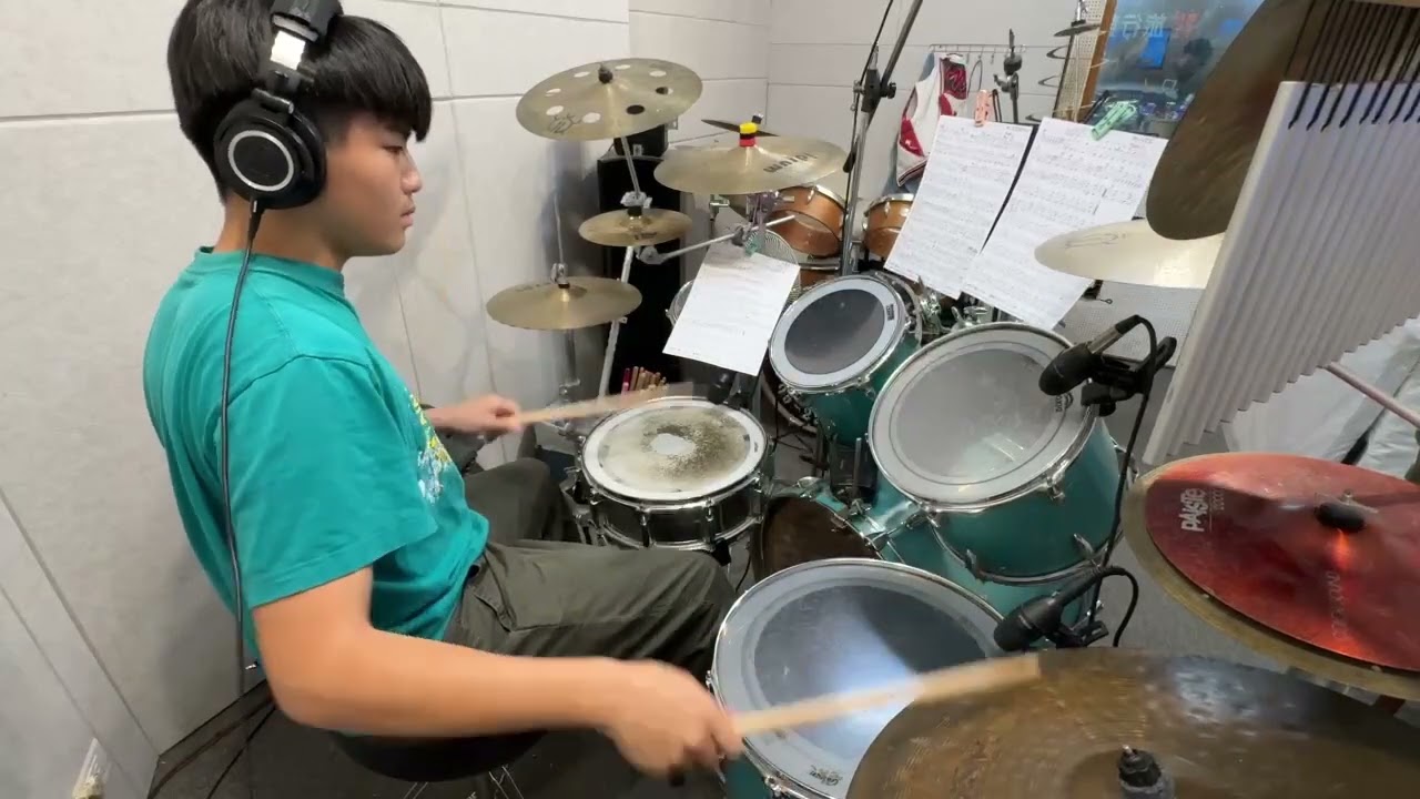 【嘉義爵士鼓教學】#鄭之棣    和楽器バンド  -  生命のアリア        Drum Cover  莊漢章打擊工作室
