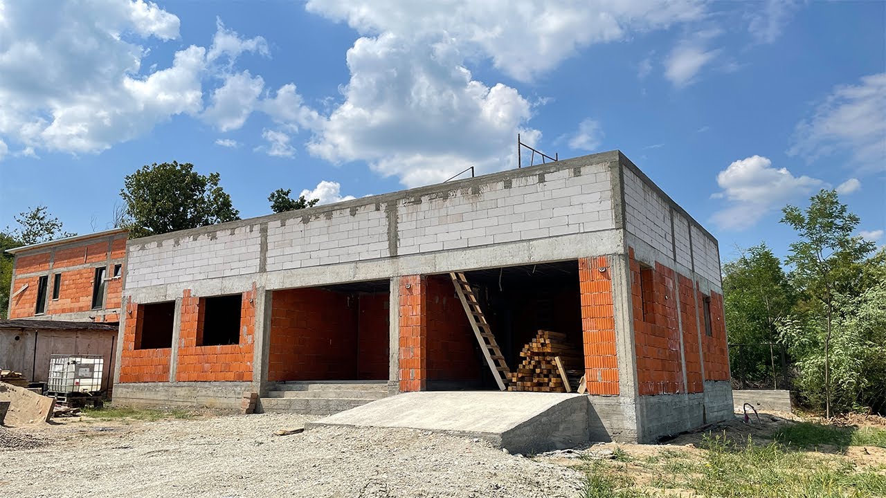 Centuri si stalpi atic / acoperis cu atic la casa tip parter #Casadela0