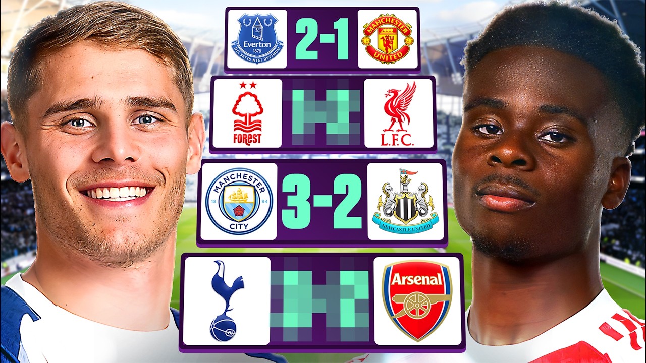 Can Arsenal BEAT Spurs? Man City Take On Newcastle! Premier League Predictions! | Live At 5