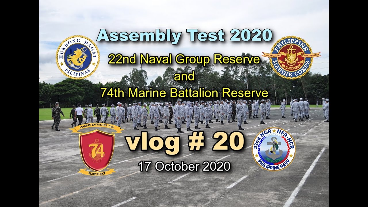 Assembly Test 2020 of Naval Forces Reserve - NCR