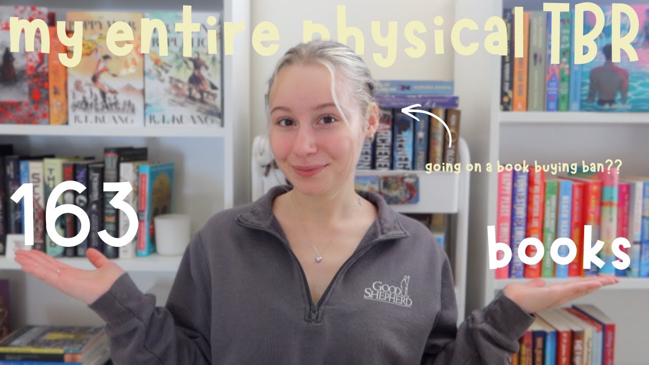 The 163 books on my physical tbr ✨📚