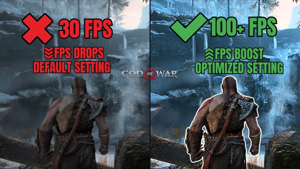 God Of War | Руководство по оптимизации и настройкам для слабых ПК | Получите 60 FPS на ЛЮБОМ ПК