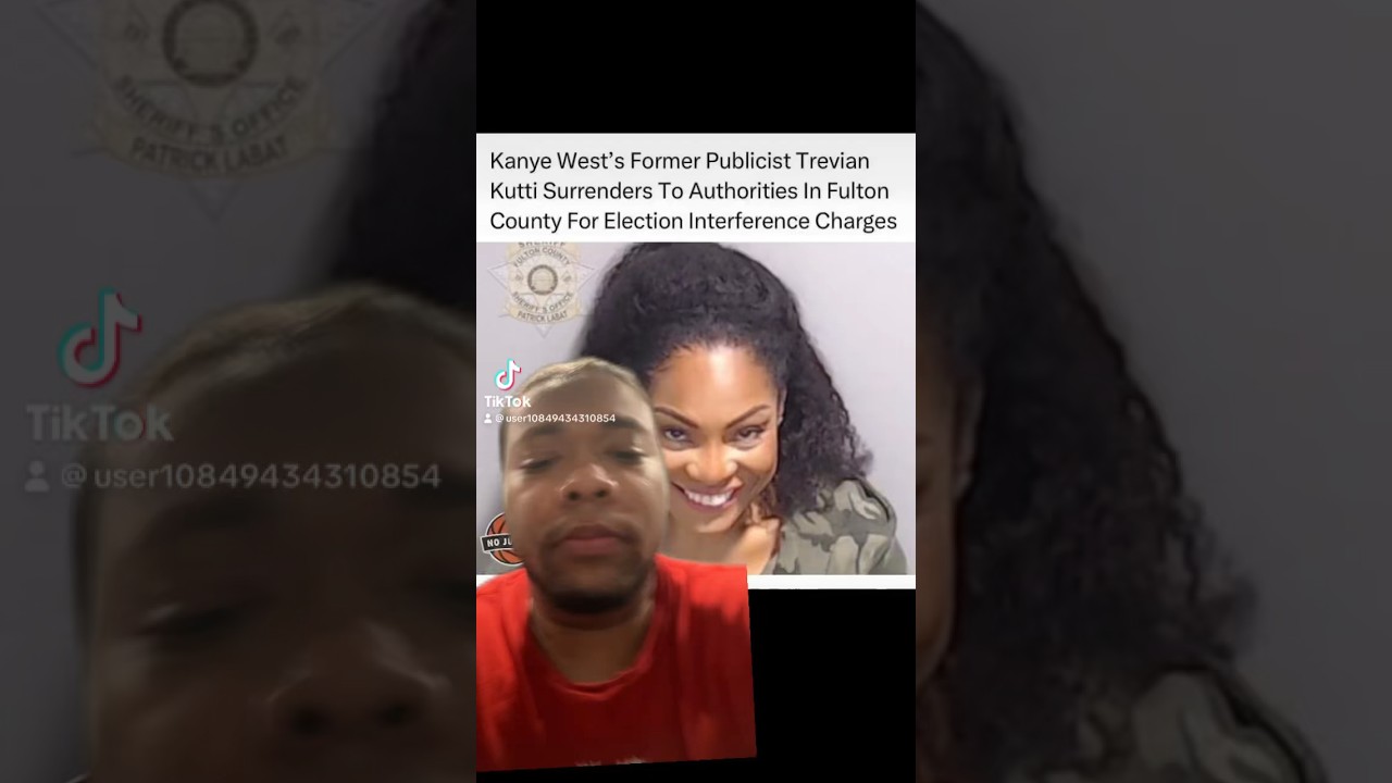Kayne west Ex publicist Trievian kutti surrenders herself to Fulton county  election interference !
