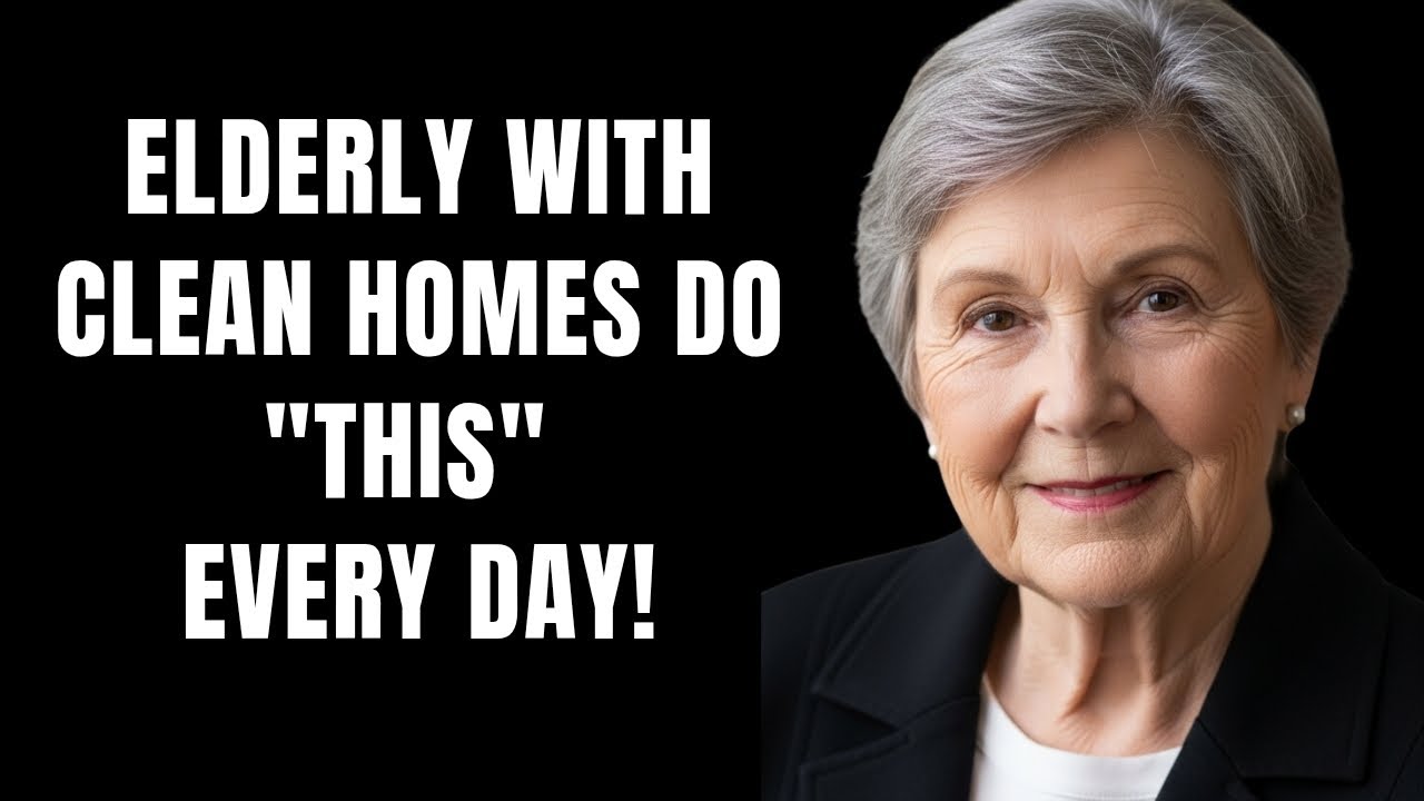 The elderly with clean homes do 