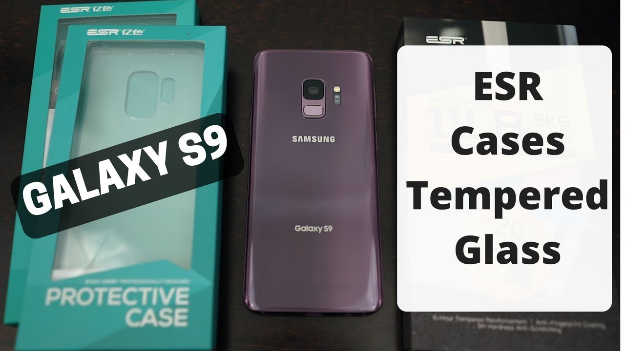 ESR Cases and Tempered Glass for Galaxy S9