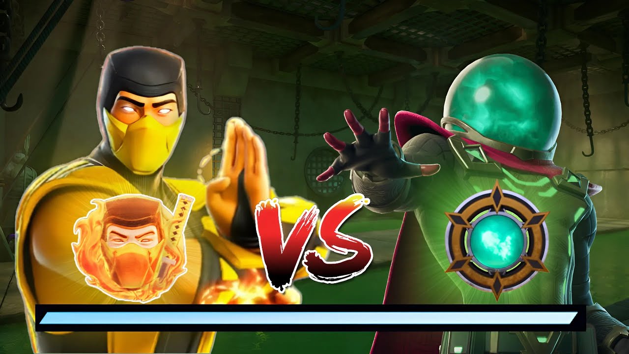 MYSTERIO VS SCORPION CHALLENGE IN FORTNITE ( NEW! Fortnite Chapter 6 Season 2 )