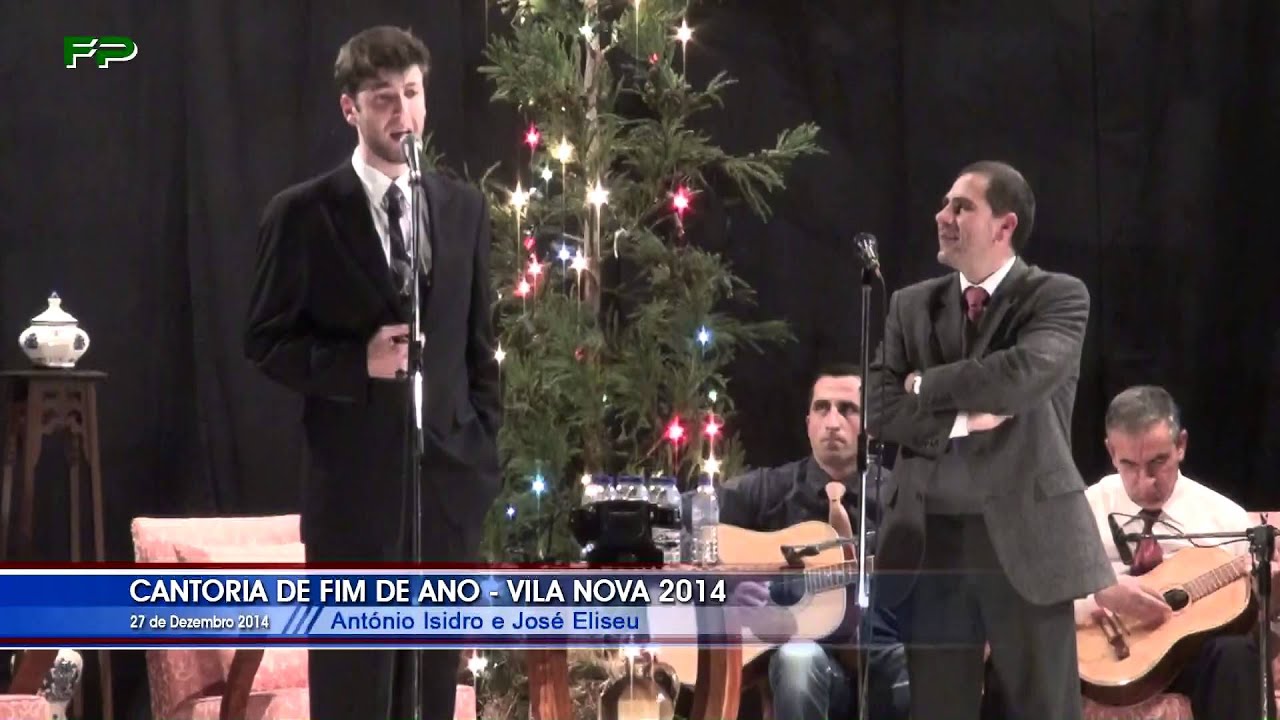 Cantoria de Fim de Ano -  Vila Nova 2014 -  António Isidro e José Eliseu