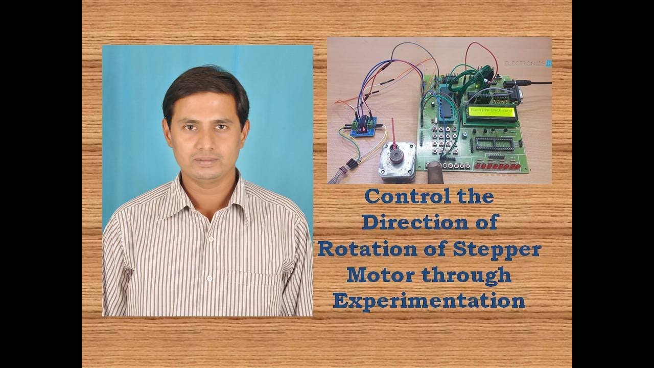 Control direction of rotation of Stepper Motor using 8086 through Experimentation