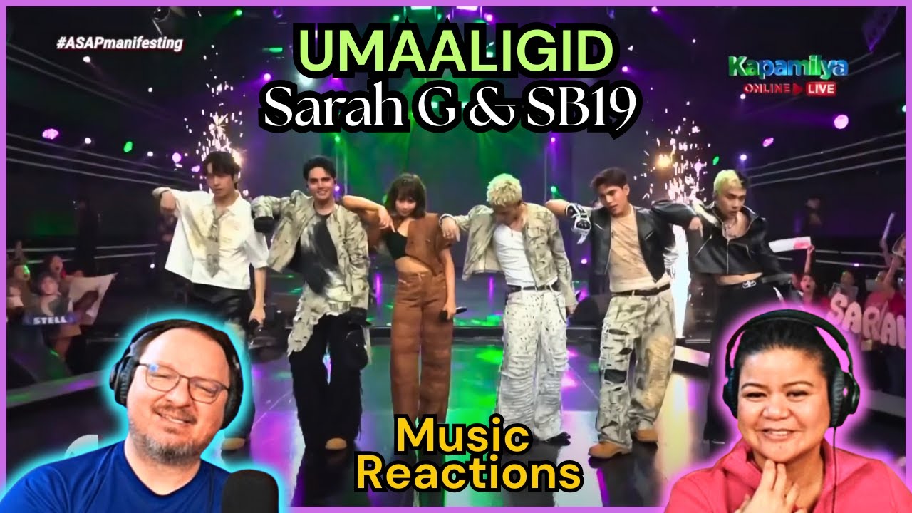 Sarah Geronimo & SB19 "UMAALIGID" (ASAP Show Live Performance)  | A'tin Couples Reaction!