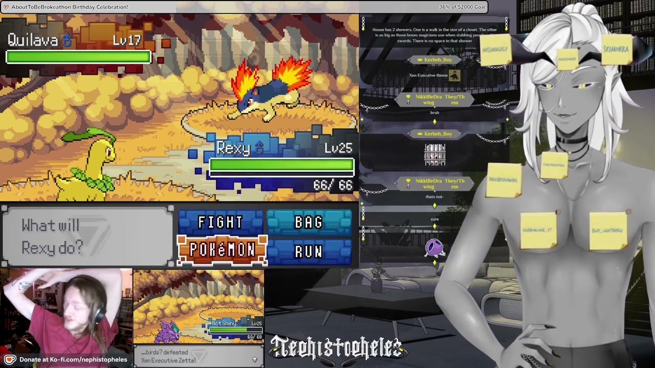 Casual Crowneurism | #nephistopheles_ on #Twitch #VTuber #FYP #pokemon #Funny #Best #Clips