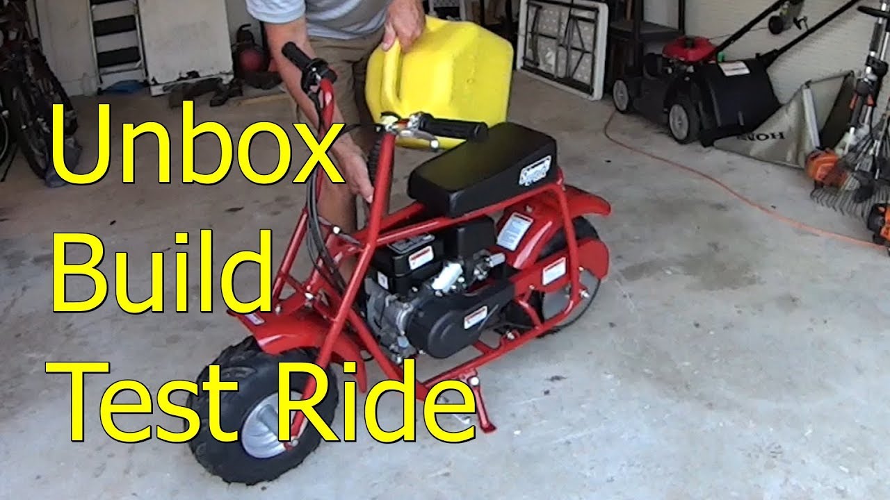 Coleman CT100U Off Road Gas Mini Bike Initial Review