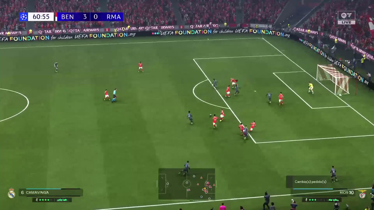 REAL MADRID vs SL Benfica | Simulación EA SPORTS FC26 con alineación oficial