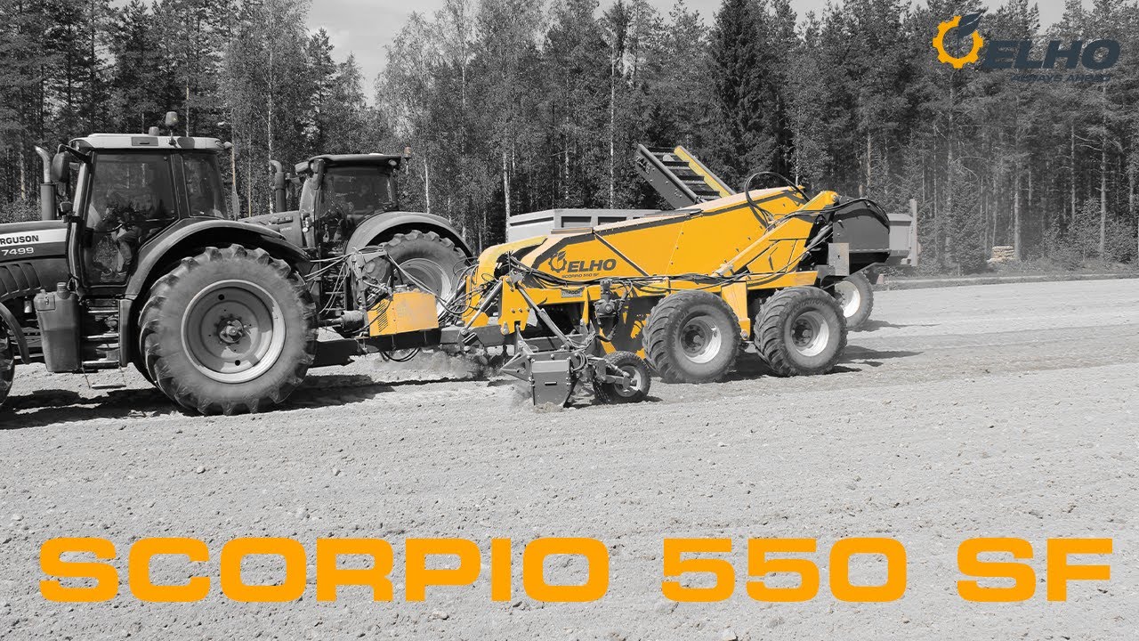 ELHO Scorpio 550 SF stone picker