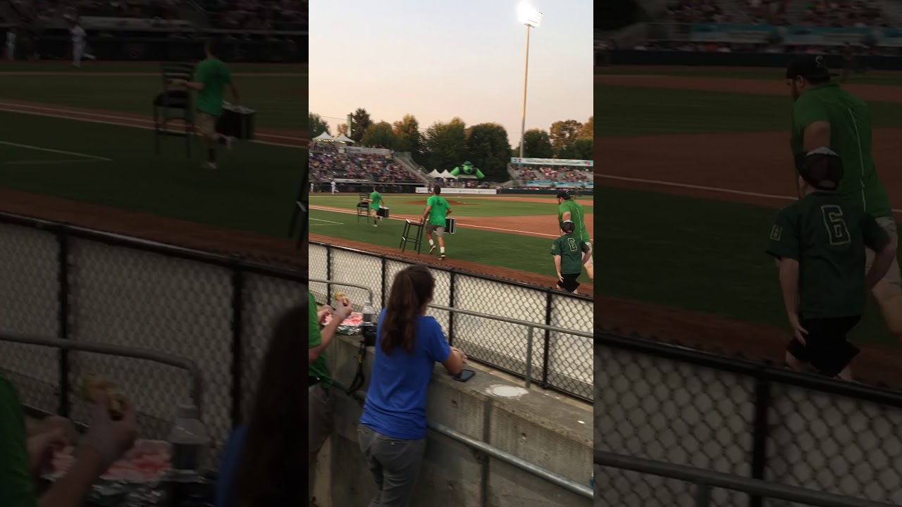 Mason @ Eugene Emeralds Game Winning Prizes!