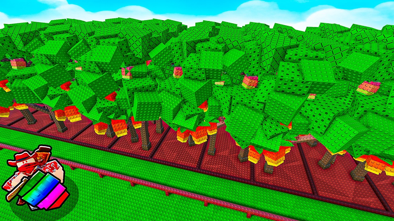 Я вырастил в Roblox Garden Horizons сад, где выращивали только манго...